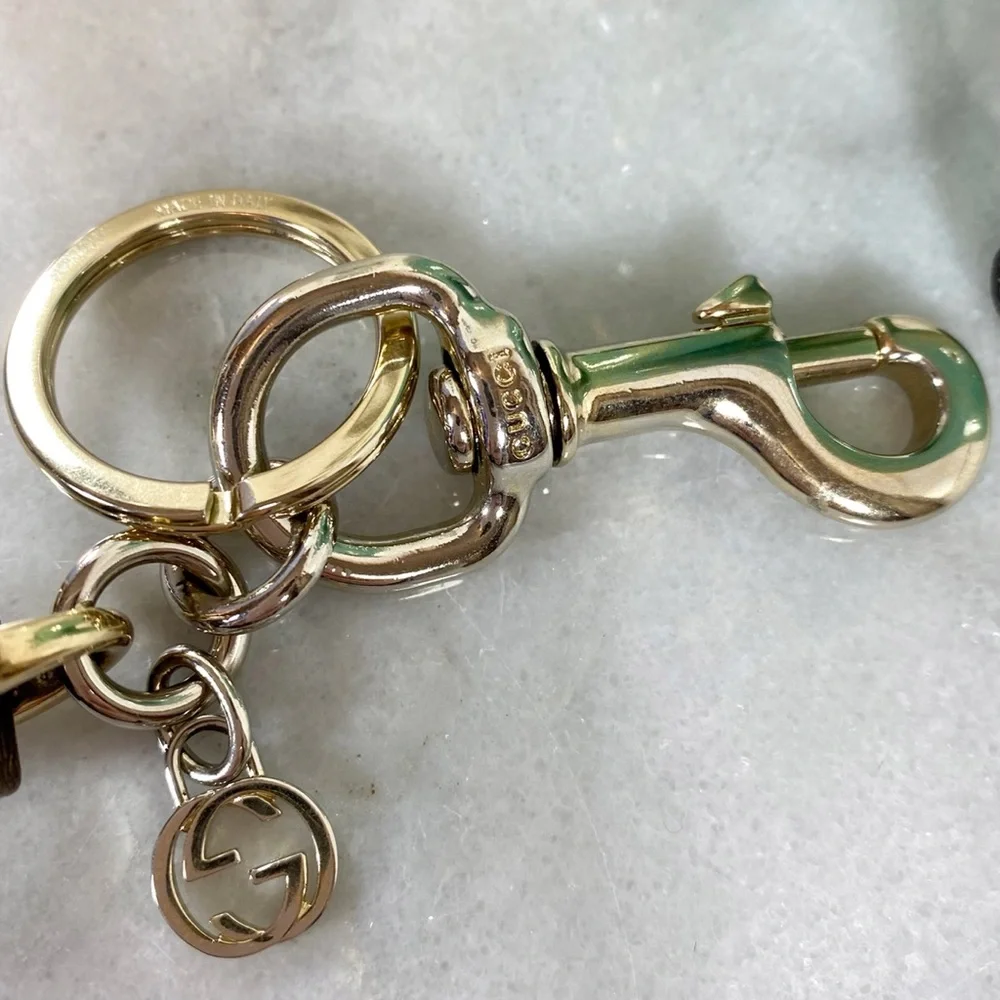 Gucci Alphabet Letter “U” Wooden & Crystal Bag Charm/Keychain - Picture 8 of 10